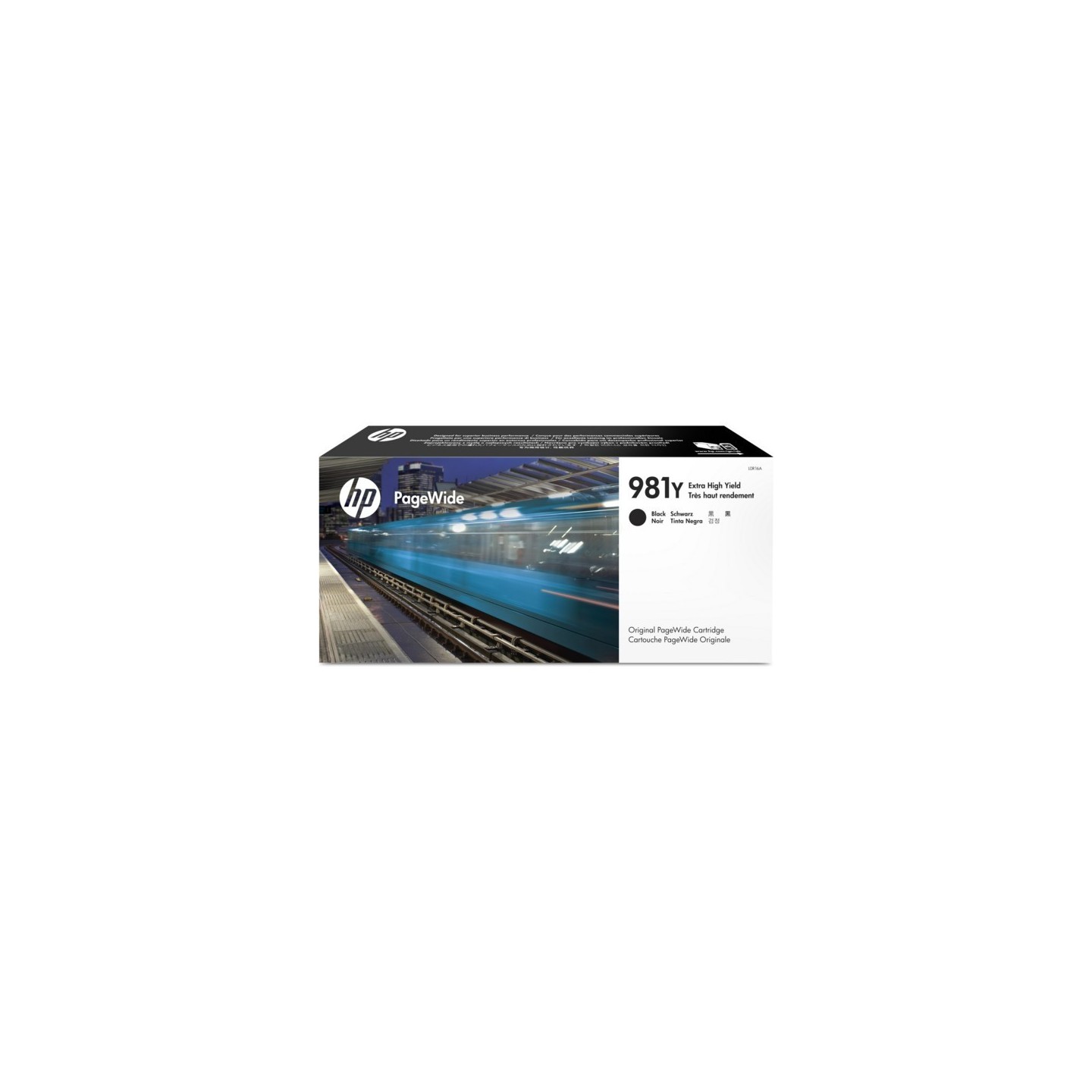 Cartouche jet d'encre Noir Extra Haute Capacité HP pour PageWide Enterprise 586 ... (N°981Y)