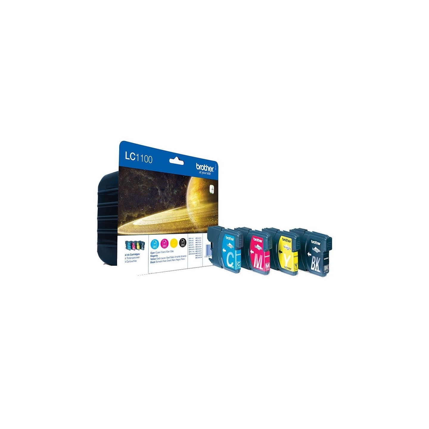 Cartouche jet d'encre Brother Cyan, Magenta, Jaune, Noir pour DCP-6690CW / MFC-6490CW, Toner Express : achat en ligne de Cartouc