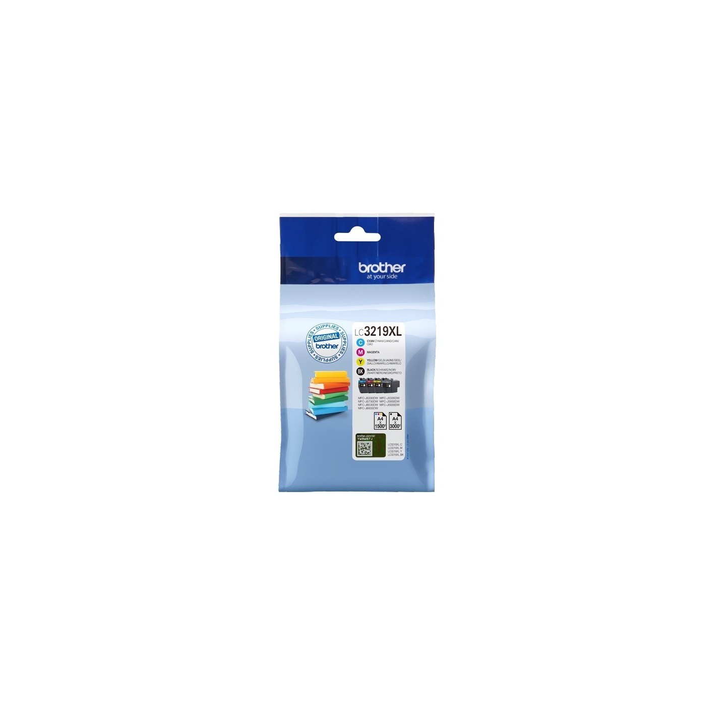 Pack 4 Cartouches Jet d'encre Haute capacité BROTHER pour Imprimante MFC J5330DW ...  - Capacité 3 000 et 1 500 pages