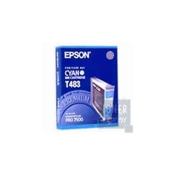 Cartouche Encre Cyan EPSON (T483), Toner Express : achat en ligne de Cartouche Encre Cyan EPSON (T483) pour imprimante