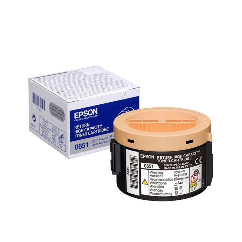 Toner noir haute capacité Epson pour M1400 (return program), Toner Express : achat en ligne de Toner noir haute capacité Epson p
