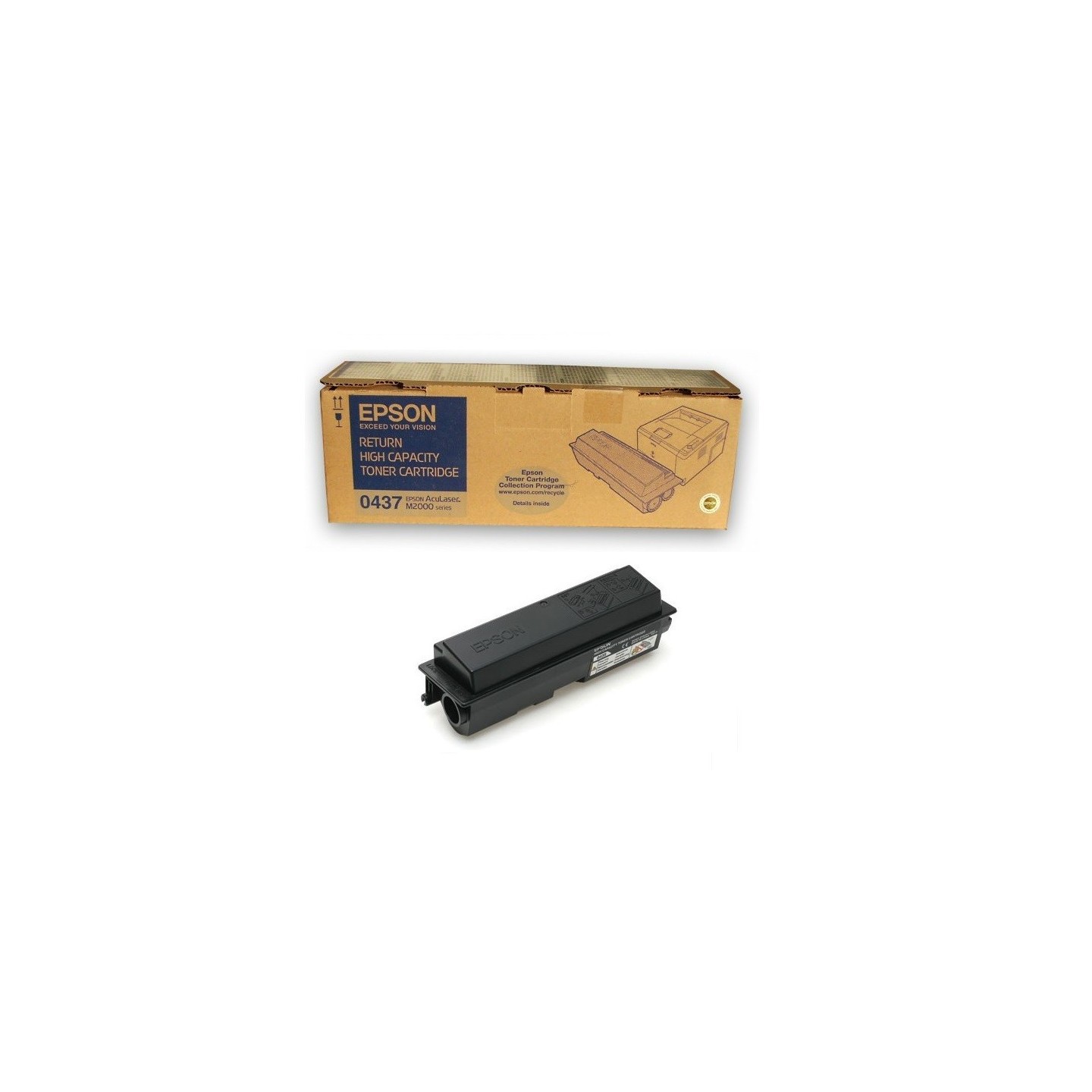 Toner noir Epson pour Aculaser M2000 Haute capacité (return program), Toner Express : achat en ligne de Toner noir Epson pour Ac