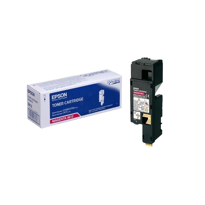 Toner magenta haute capacité Epson pour Aculaser CX17 / C1700 / C1750, Toner Express : achat en ligne de Toner magenta haute cap