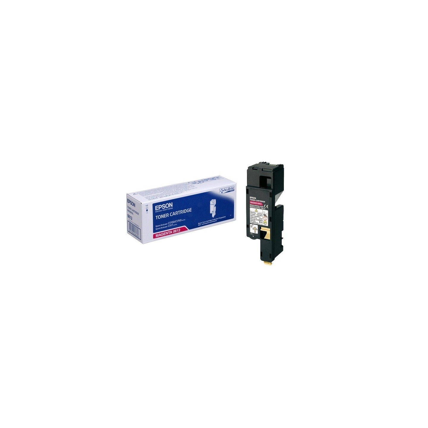 Toner magenta haute capacité Epson pour Aculaser CX17 / C1700 / C1750, Toner Express : achat en ligne de Toner magenta haute cap