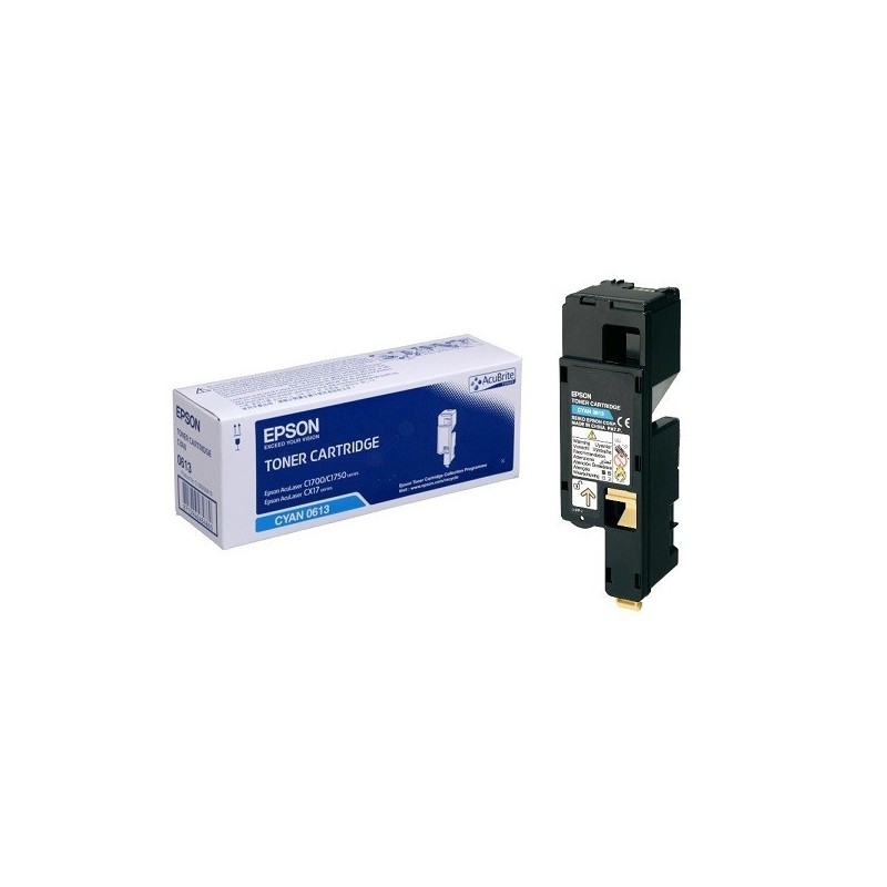 Toner cyan haute capacité Epson pour Aculaser CX17 / C1700 / C1750, Toner Express : achat en ligne de Toner cyan haute capacité 