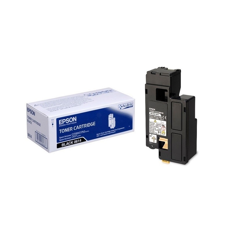 Toner noir haute capacité Epson pour Aculaser CX17 / C1700 / C1750, Toner Express : achat en ligne de Toner noir haute capacité 