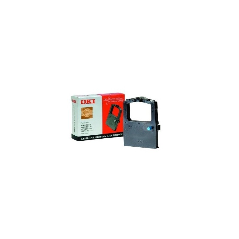 Ruban noir pour imprimante OKI ML 182 / 280 / 320 / 321 / 332, Toner Express : achat en ligne de Ruban noir pour imprimante OKI 