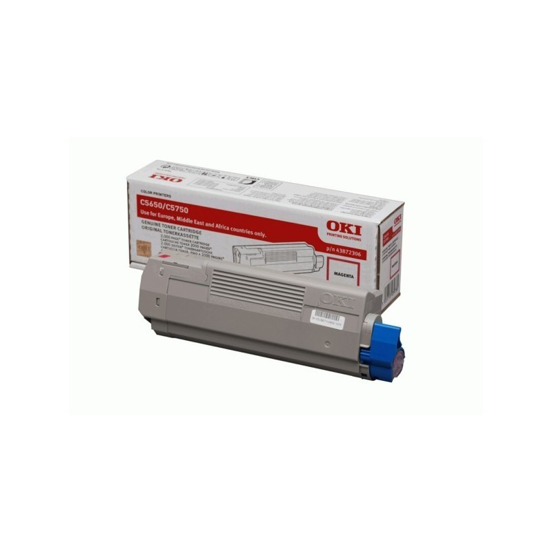 Toner magenta pour Oki C5650 / C5750, Toner Express : achat en ligne de Toner magenta pour Oki C5650 / C5750 pour imprimante