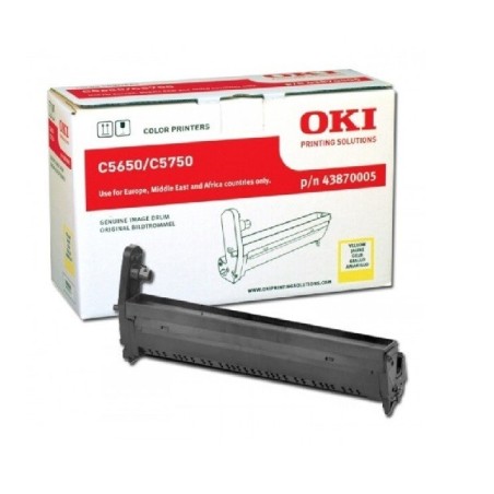 Tambour jaune pour Oki C5650 / C5750, Toner Express : achat en ligne de Tambour jaune pour Oki C5650 / C5750 pour imprimante