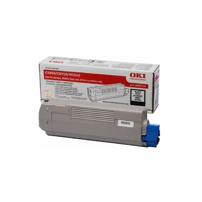 Toner noir Oki pour C5850 / C5950, Toner Express : achat en ligne de Toner noir Oki pour C5850 / C5950 pour imprimante
