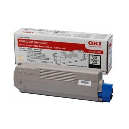 Toner noir Oki pour C5850 / C5950, Toner Express : achat en ligne de Toner noir Oki pour C5850 / C5950 pour imprimante