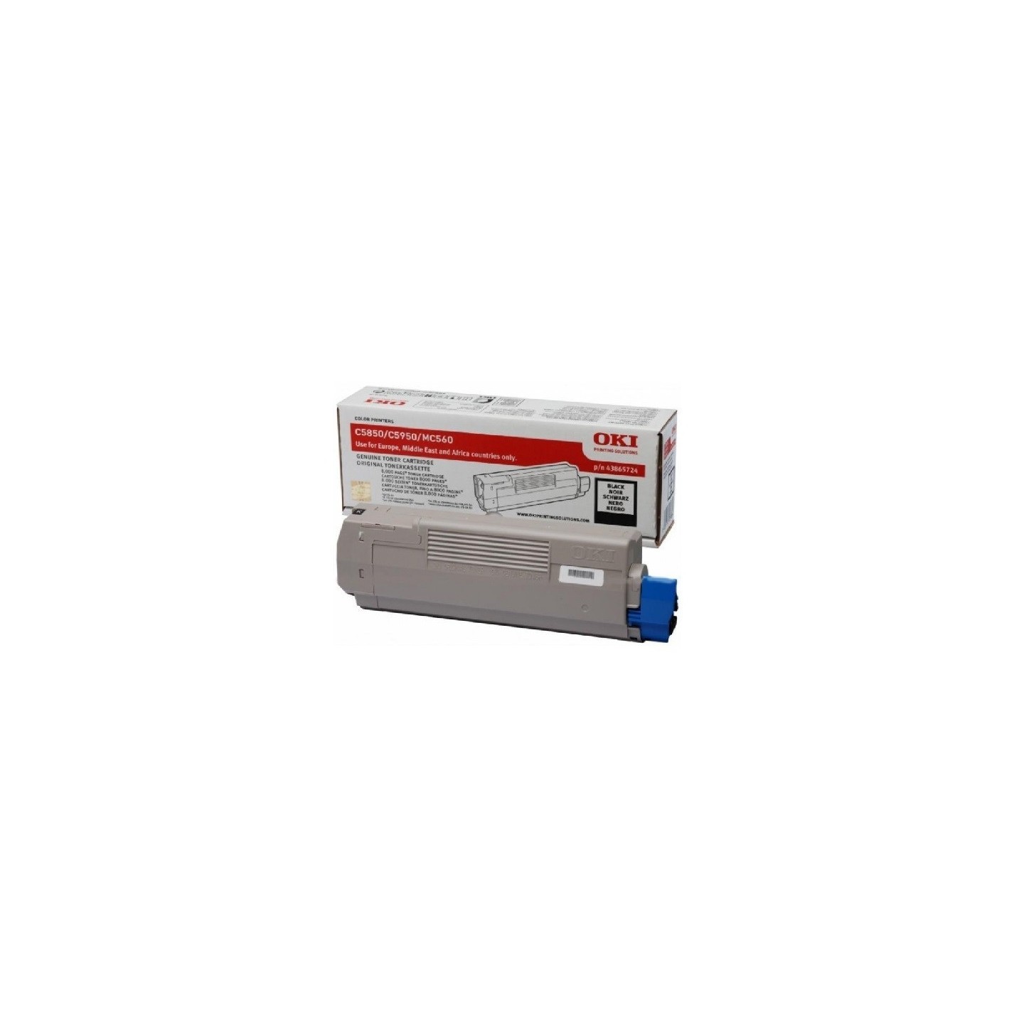Toner noir Oki pour C5850 / C5950, Toner Express : achat en ligne de Toner noir Oki pour C5850 / C5950 pour imprimante
