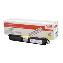 Toner jaune Oki Haute capacité pour C110 / C130 / MC160n, Toner Express : achat en ligne de Toner jaune Oki Haute capacité pour 
