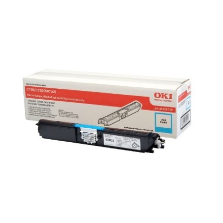 Toner cyan Oki Haute capacité pour C110 / C130 / MC160n, Toner Express : achat en ligne de Toner cyan Oki Haute capacité pour C1