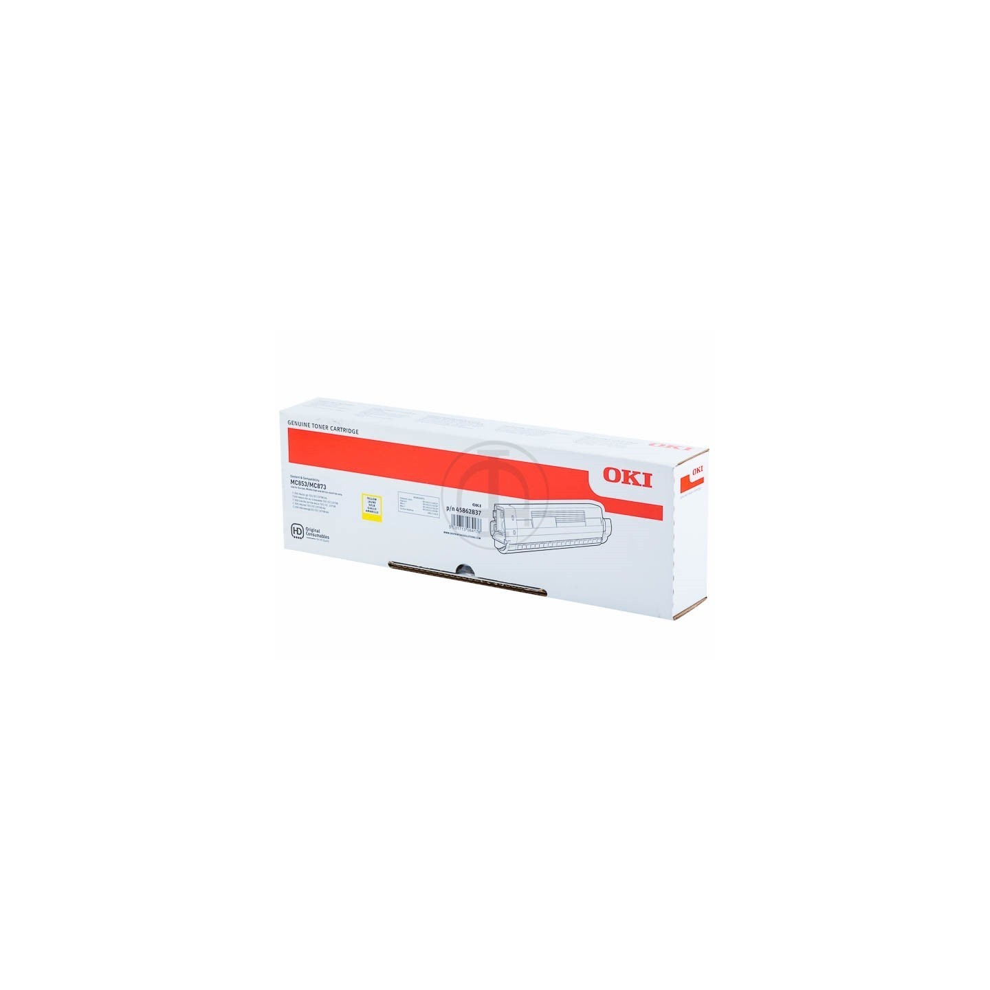 Toner Jaune Oki pour MC853 / MC873, Toner Express : achat en ligne de Toner Jaune Oki pour MC853 / MC873 pour imprimante