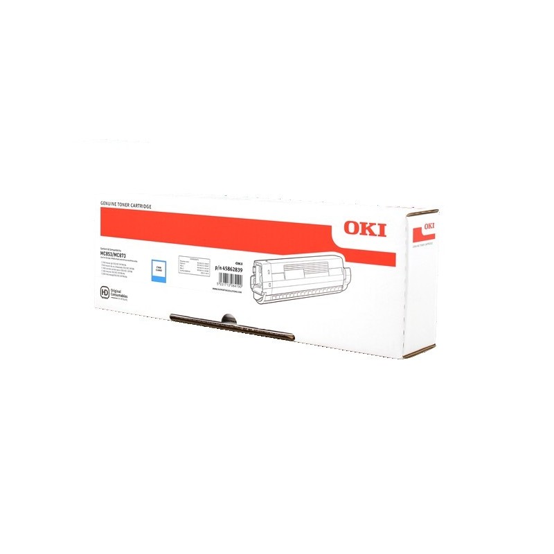 Toner Cyan Oki pour MC853 / MC873, Toner Express : achat en ligne de Toner Cyan Oki pour MC853 / MC873 pour imprimante