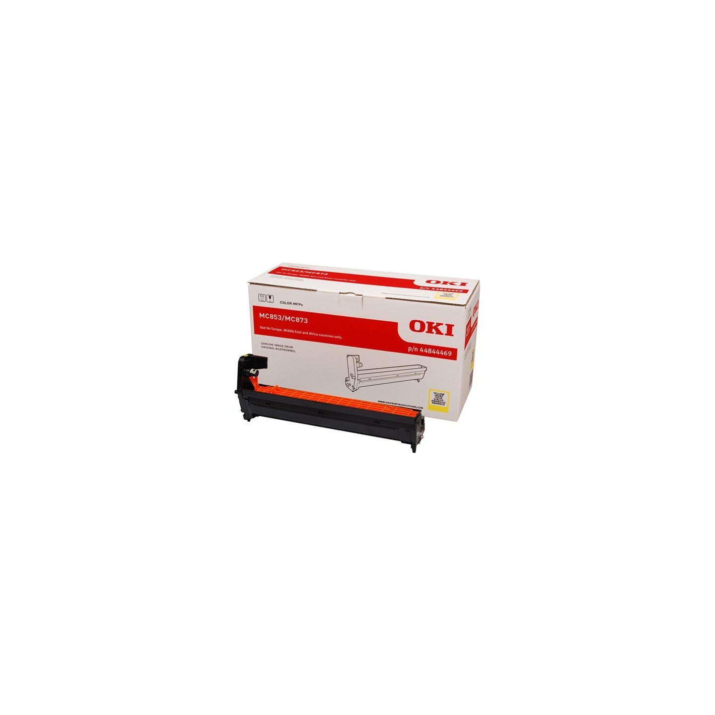 Tambour Jaune Oki pour MC853 / MC873 / MC883