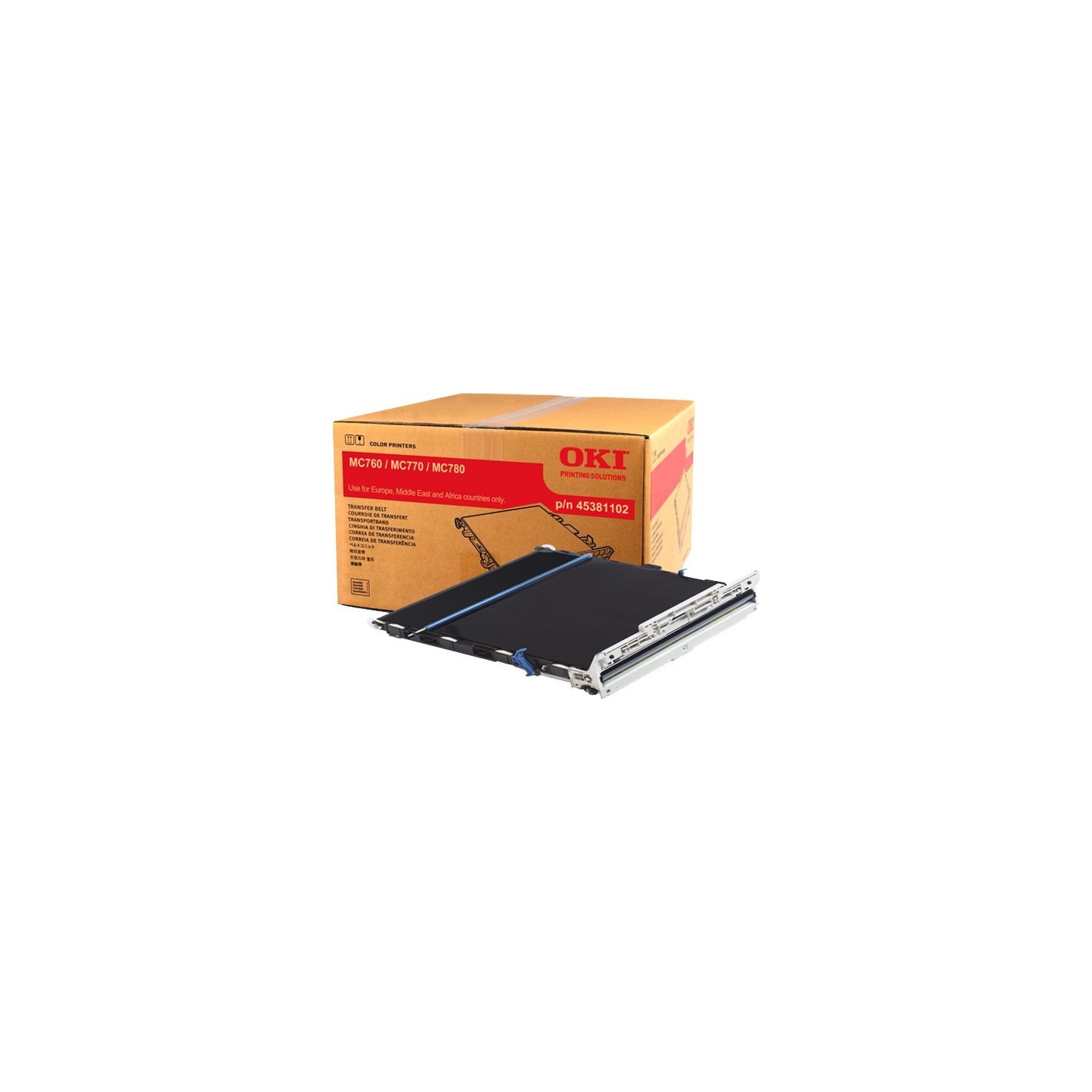 Courroie de transfert Oki pour MC 760 / MC 770 ..., Toner Express : achat en ligne de Courroie de transfert Oki pour MC 760 / MC