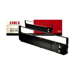 Ruban nylon noir matricielle Oki pour ML393/ 395, Toner Express : achat en ligne de Ruban nylon noir matricielle Oki pour ML393/