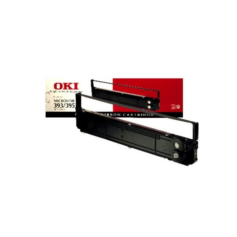 Ruban nylon noir matricielle Oki pour ML393/ 395, Toner Express : achat en ligne de Ruban nylon noir matricielle Oki pour ML393/