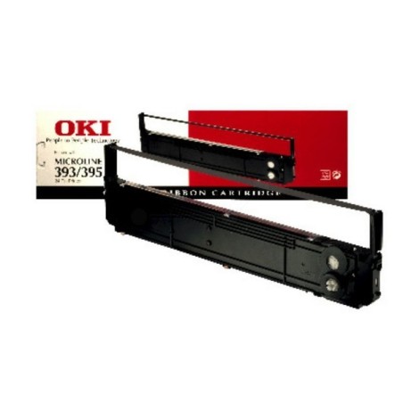 Ruban nylon noir matricielle Oki pour ML393/ 395, Toner Express : achat en ligne de Ruban nylon noir matricielle Oki pour ML393/