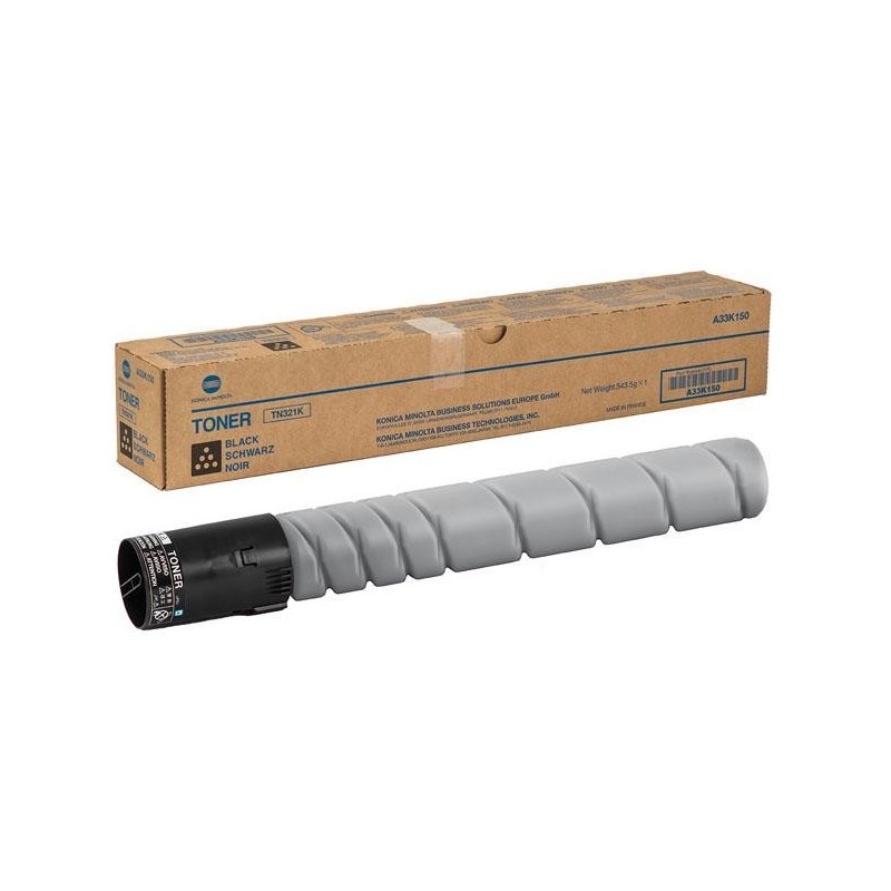 Toner noir Konica Minolta pour Bizhub C224 (TN321K)