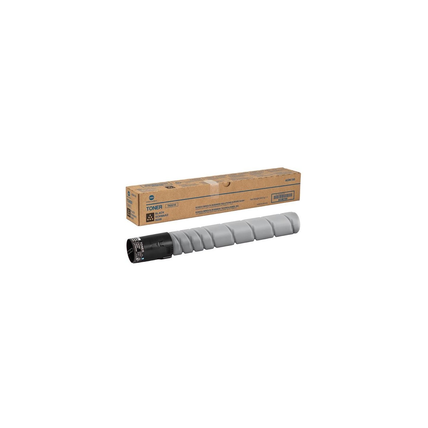 Toner noir Konica Minolta pour Bizhub C224 (TN321K)
