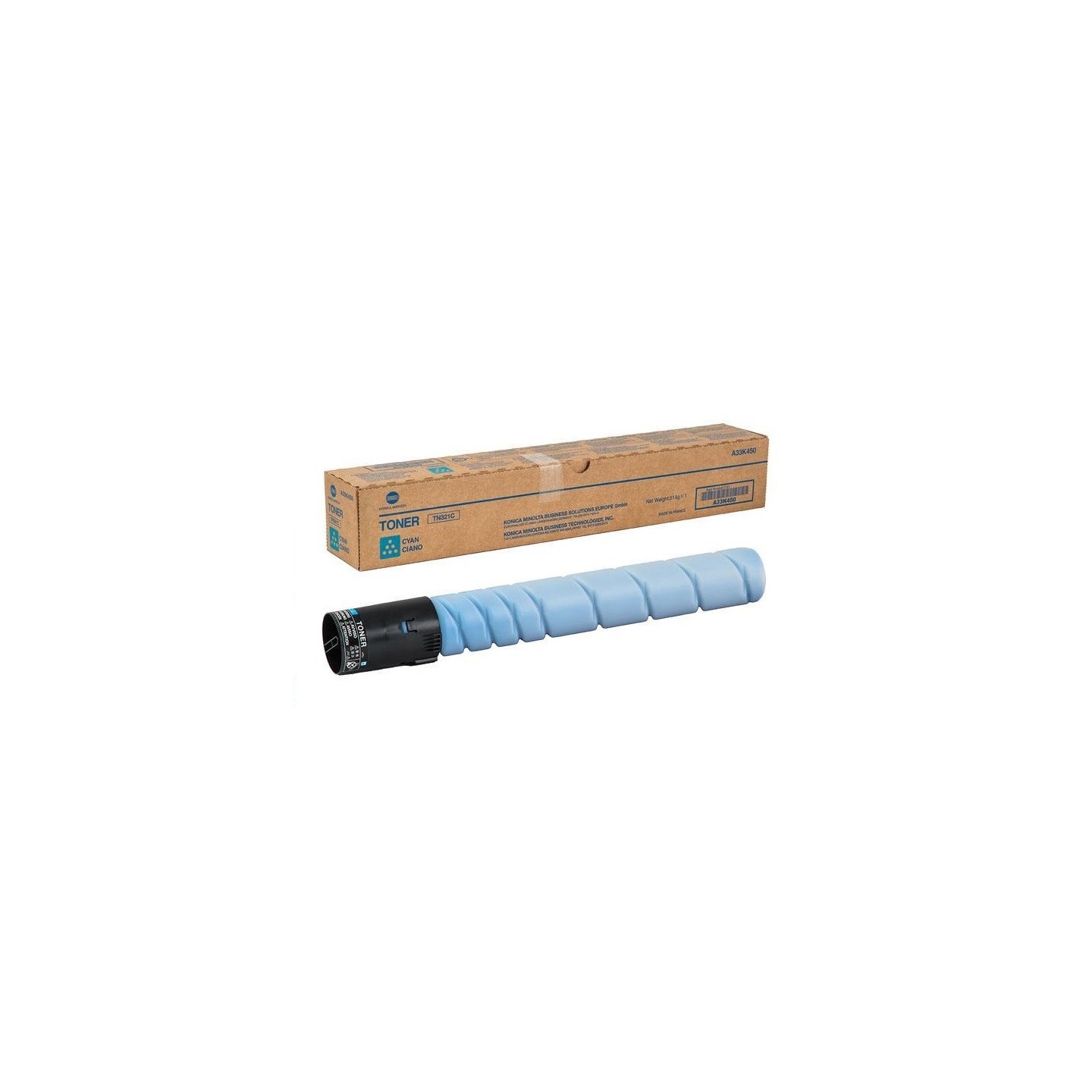 Toner cyan Konica Minolta pour Bizhub C224 (TN321C), Toner Express : achat en ligne de Toner cyan Konica Minolta pour Bizhub C22