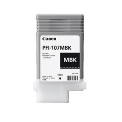 Encre noir mat Canon pour IPF670 / IPF680 / IPF770..... (PFI-107MBK), Toner Express : achat en ligne de Encre noir mat Canon 