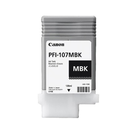 Encre noir mat Canon pour IPF670 / IPF680 / IPF770..... (PFI-107MBK), Toner Express : achat en ligne de Encre noir mat Canon 