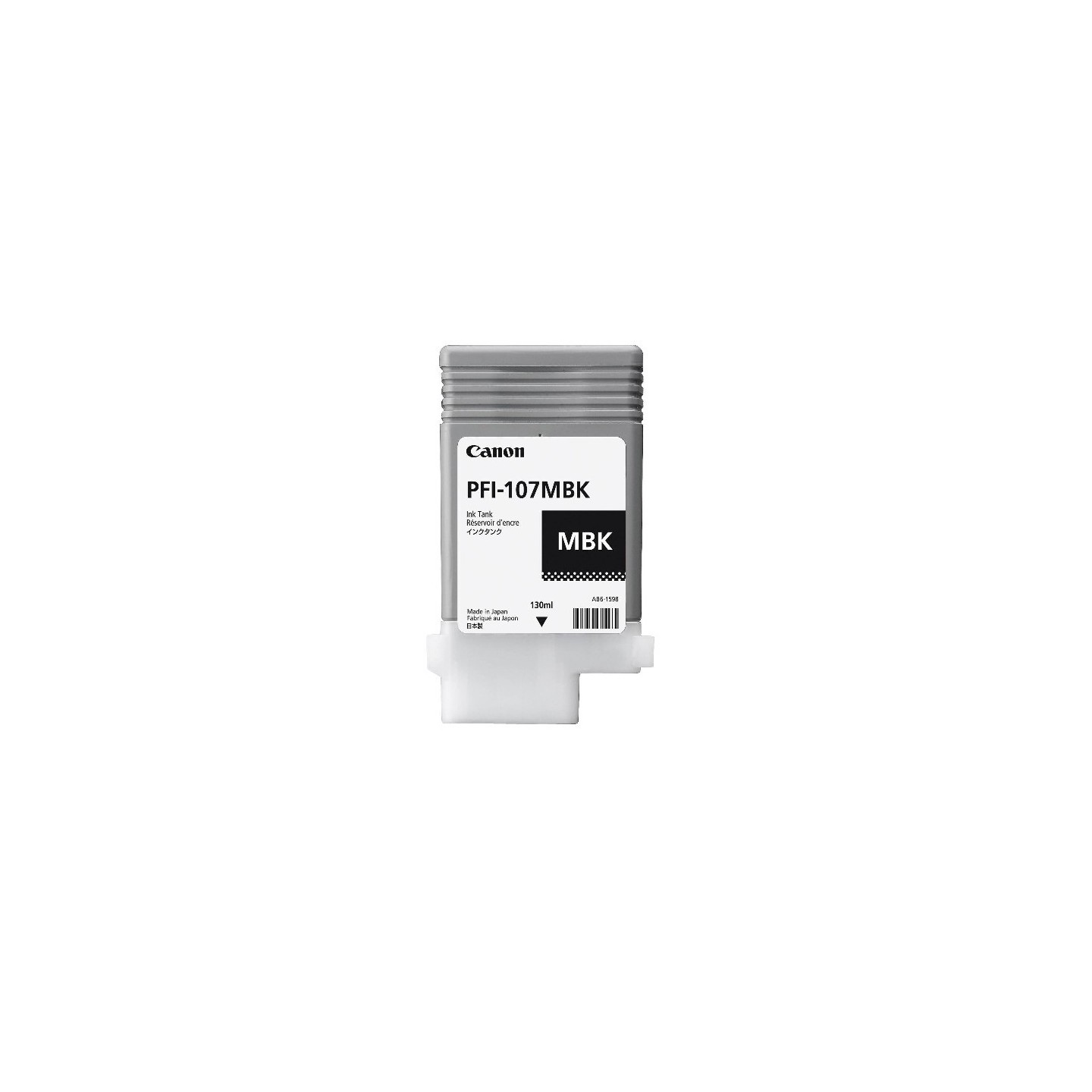 Encre noir mat Canon pour IPF670 / IPF680 / IPF770..... (PFI-107MBK), Toner Express : achat en ligne de Encre noir mat Canon 