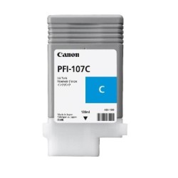 Encre Cyan pour IPF670 / IPF680 / IPF770..... (PFI-107C), Toner Express : achat en ligne de Encre Cyan pour IPF670 / IPF680...