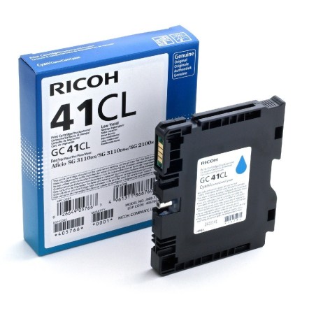 Cartouche d'encre cyan basse capacité Ricoh pour Aficio SG3110dnw (GC-41C), Toner Express : achat en ligne de Cartouche d'encre 