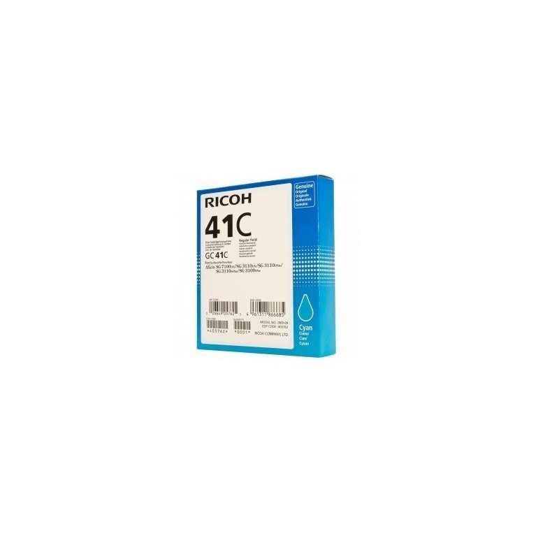 Cartouche d'encre cyan haute capacité Ricoh pour Aficio SG3110dnw ... (GC-41C), Toner Express : achat en ligne de Cartouche d'en