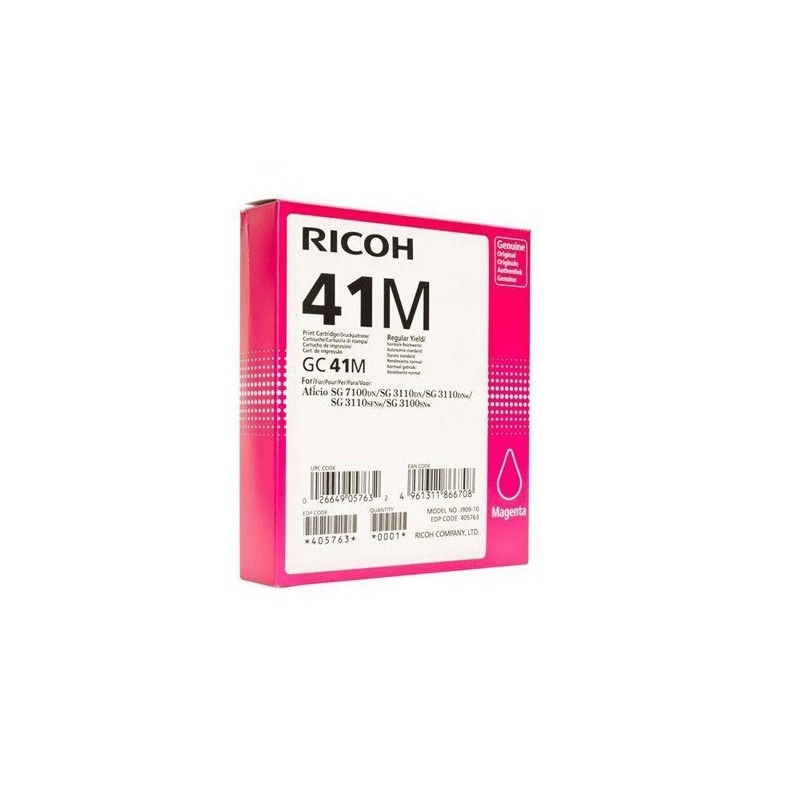 Cartouche d'encre magenta haute capacité Ricoh pour Aficio SG3110dnw ... (GC-41M), Toner Express : achat en ligne de Cartouche d