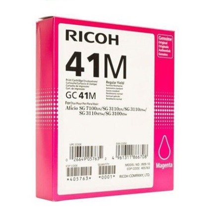 Cartouche d'encre magenta haute capacité Ricoh pour Aficio SG3110dnw ... (GC-41M), Toner Express : achat en ligne de Cartouche d