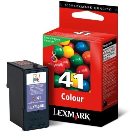 Cartouche couleur N°41 Lexmark pour Z1520 / X4850 ..., Toner Express : achat en ligne de Cartouche couleur N°41 Lexmark pour Z15