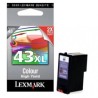 Cartouche d'encre couleur Lexmark pour imprimante P350 / X9350 (N°43XL), Toner Express : achat en ligne de Cartouche d'encre cou