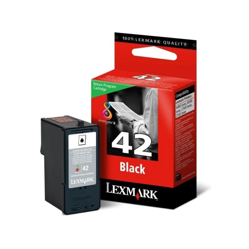 Cartouche noir N°42 Lexmark pour Z1520 / X4850 ..., Toner Express : achat en ligne de Cartouche noir N°42 Lexmark pour Z1520 / X