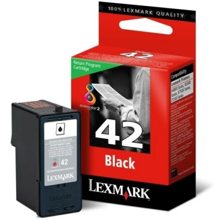 Cartouche noir N°42 Lexmark pour Z1520 / X4850 ..., Toner Express : achat en ligne de Cartouche noir N°42 Lexmark pour Z1520 / X