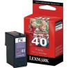 Cartouche photo noir Lexmark pour X6570 / X9350 (N°40), Toner Express : achat en ligne de Cartouche photo noir Lexmark pour X657