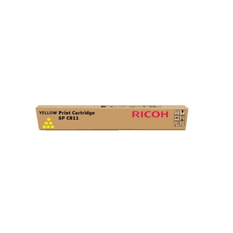 Toner jaune Ricoh pour Aficio SPC811/SPC811DN, Toner Express : achat en ligne de Toner jaune Ricoh pour Aficio SPC811/SPC811DN p