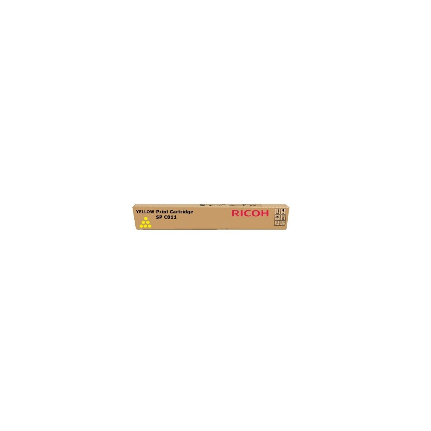 Toner jaune Ricoh pour Aficio SPC811/SPC811DN, Toner Express : achat en ligne de Toner jaune Ricoh pour Aficio SPC811/SPC811DN p
