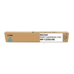 Achat en ligne de toner cyan Ricoh Aficio MPC2051 / MPC2551 (842064) (841505) (842468)