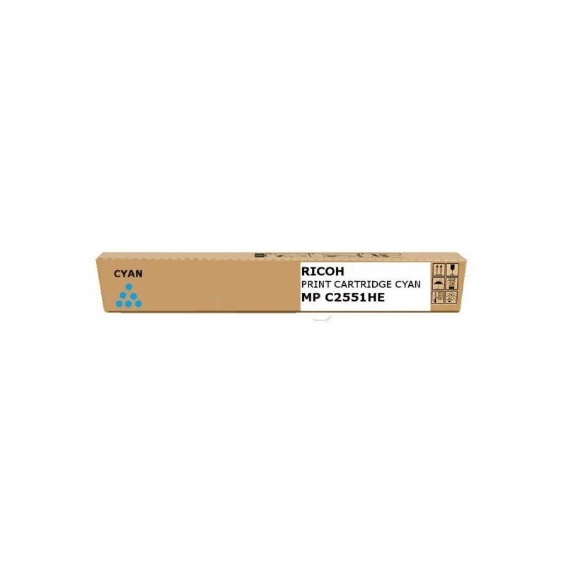 Achat en ligne de toner cyan Ricoh Aficio MPC2051 / MPC2551 (842064) (841505) (842468)