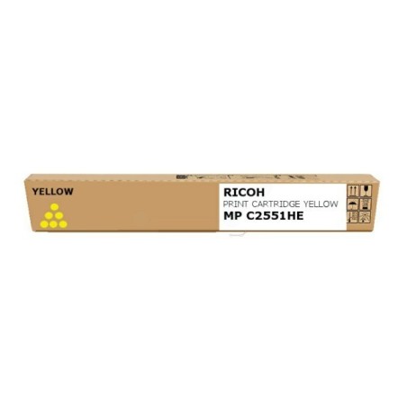 Toner jaune Ricoh Aficio MPC2051 / MPC2551, Toner Express : achat en ligne de Toner jaune Ricoh Aficio MPC2051 / MPC2551 pour im