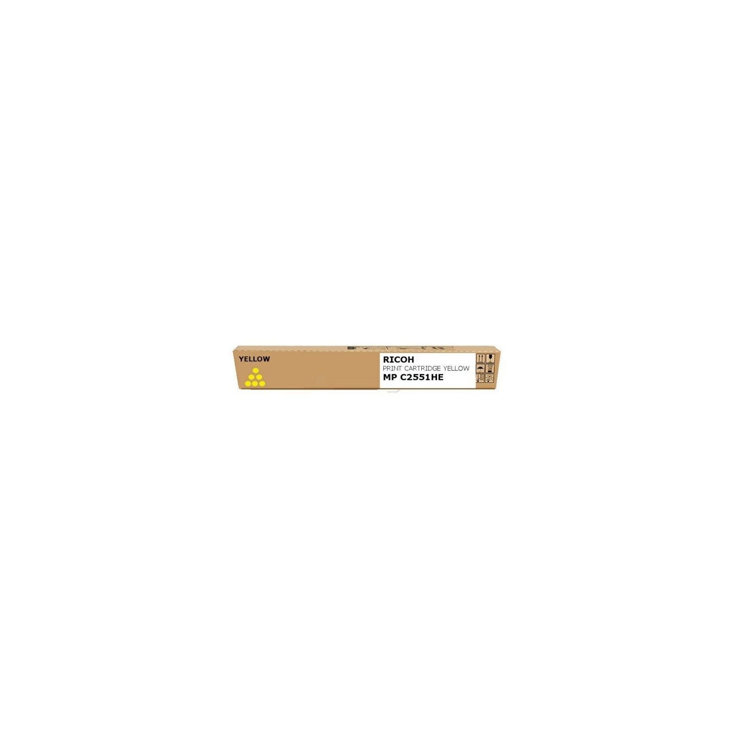 Toner jaune Ricoh Aficio MPC2051 / MPC2551, Toner Express : achat en ligne de Toner jaune Ricoh Aficio MPC2051 / MPC2551 pour im