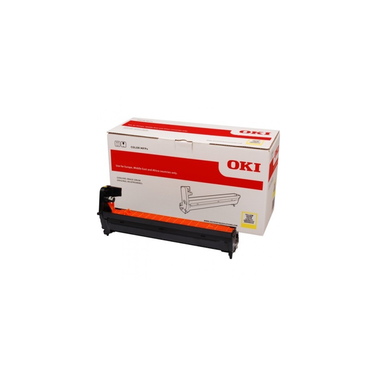 Tambour Jaune Oki original pour C823 / C833 / C843 (30 000 pages)