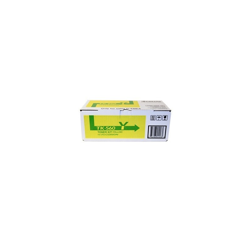 Toner jaune Kyocera Mita pour FSC5300DN/ ECOSYS P6030CDN  (TK-560Y), Toner Express : achat en ligne de Toner jaune Kyocera Mita 