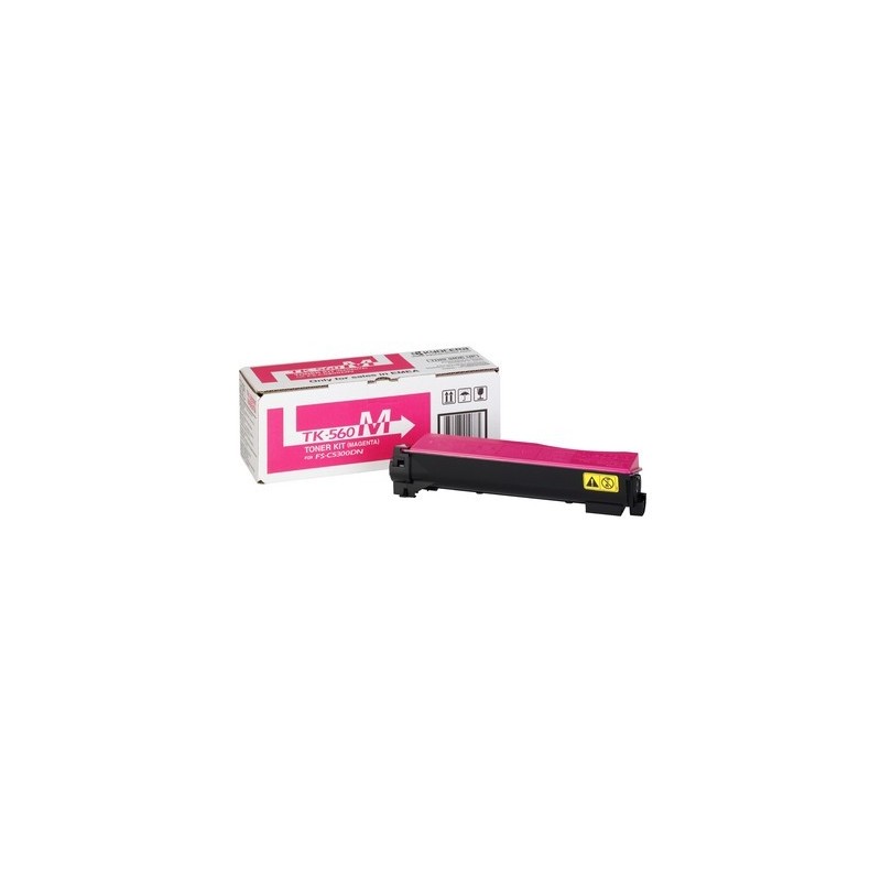 Toner magenta Kyocera Mita pour FSC5300DN/ ECOSYS P6030CDN  (TK-560M), Toner Express : achat en ligne de Toner magenta Kyocera M
